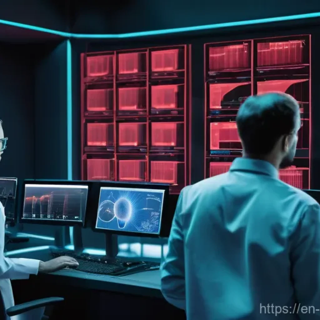 화학공학 업무 프로세스 개선 - **Prompt:** A futuristic, well-lit chemical plant control room. A diverse team of engineers (male an...