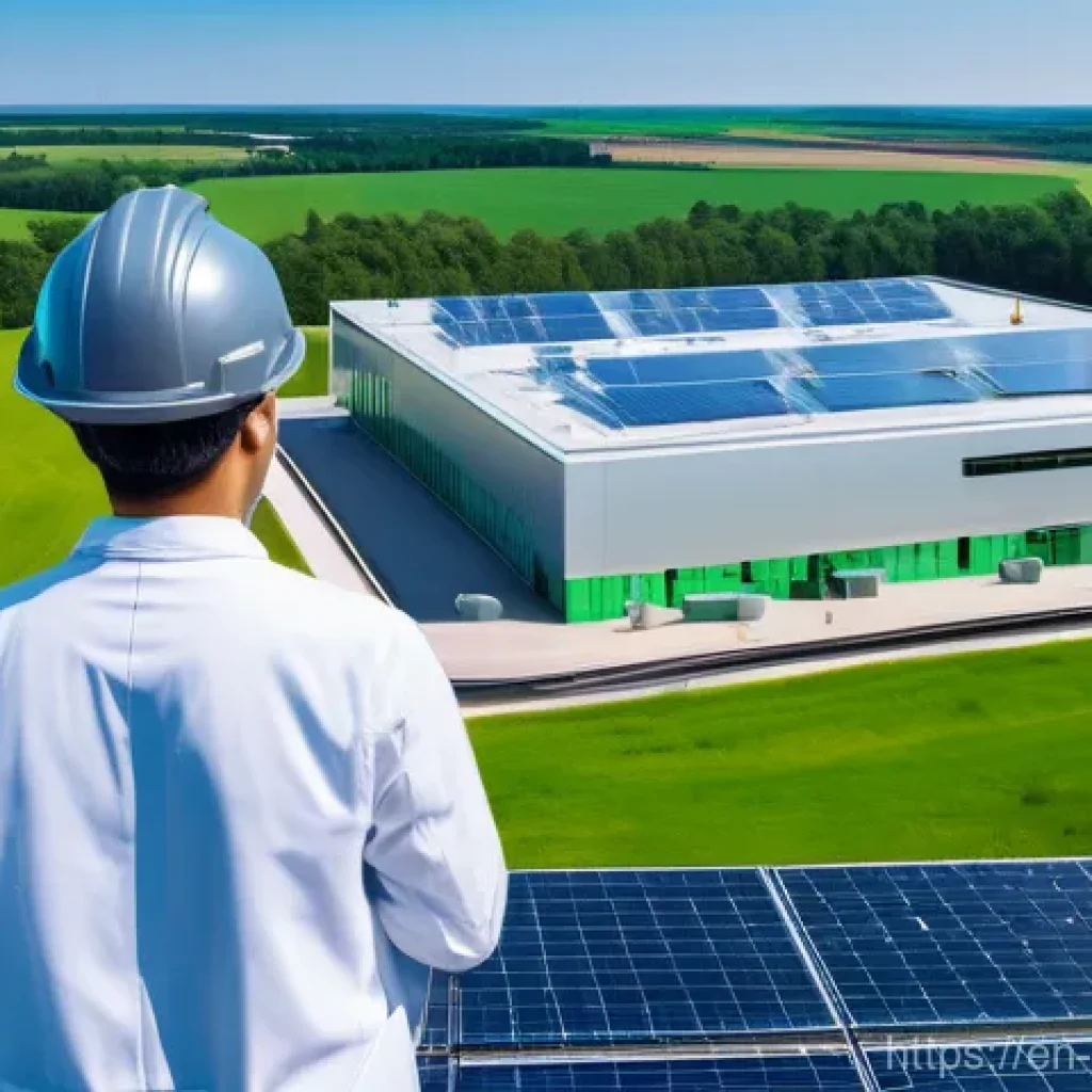 화학공학 공정 설계 - **Prompt 1: "Green Chemistry Innovation in Action"**
    A futuristic, pristine chemical plant integ...