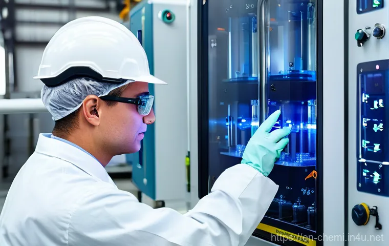 화학공학 공정 설계 - **Prompt 2: "Digital Twin Control Room"**
    An ultra-modern chemical plant control room bathed in ...