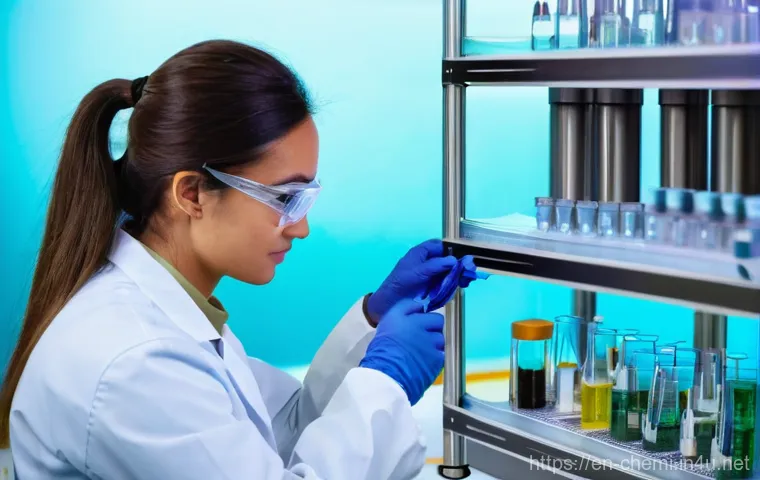 화학공학 직무 분석 - **Prompt 2: Digital Transformation in High-Tech Manufacturing**
    "A dynamic, medium shot showcasi...