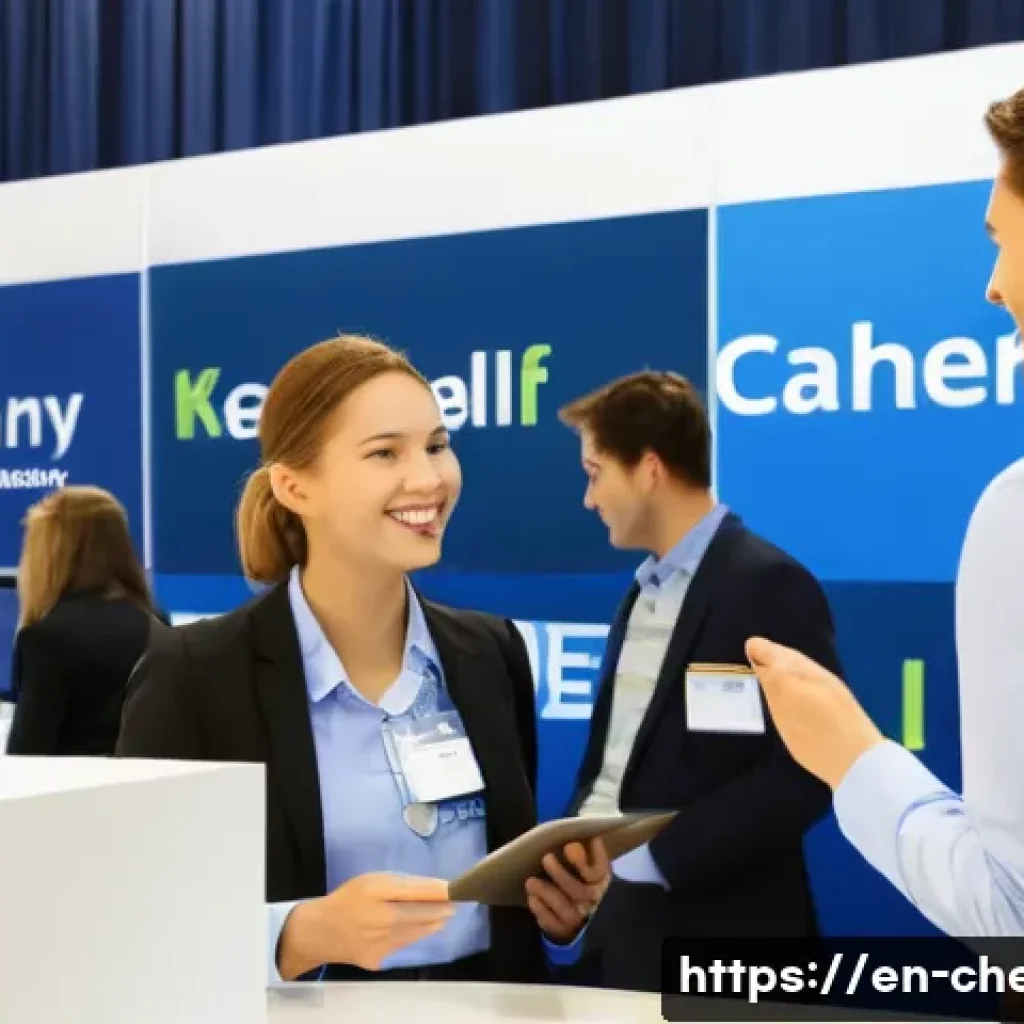 화학공학 취업 준비 - **Image Prompt: Dynamic Career Fair and Informational Interview**
    "A vibrant and bustling univer...