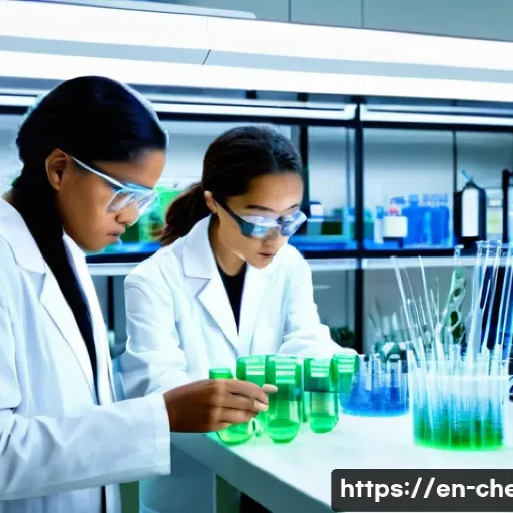 화학공학 산업 적용 사례 - **Prompt:** A diverse team of four chemical engineers (two male, two female, of varying ethnicities)...